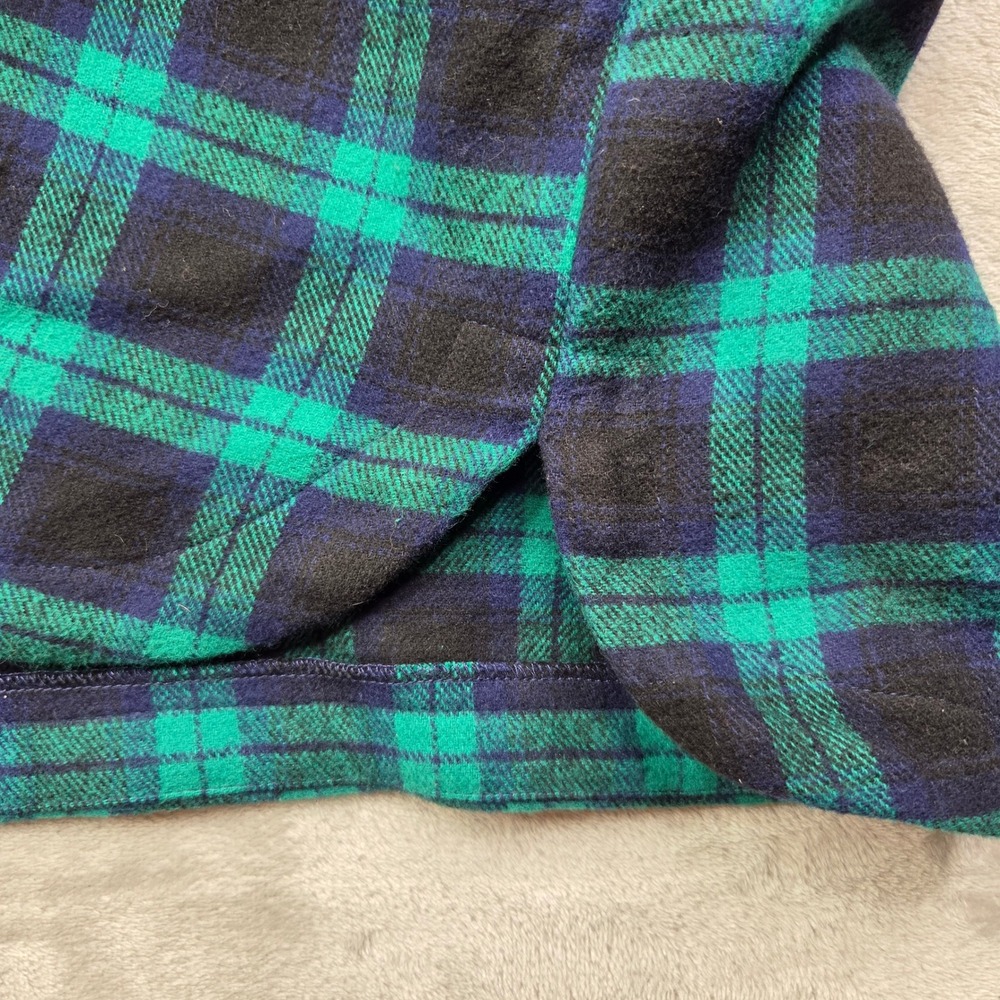 Torrid Women's 5X Plaid Flannel Shacket 100% Cotton Teal Black Shirt Jacket - Picture 7 of 12